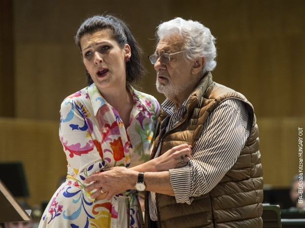 Nastup u Đeru, Mađarska, 2021. sa sopranom Adelom Zaharijom: Plasido Domingo 