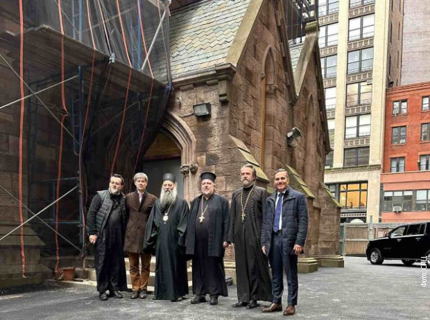 Patrijarh Porfirije posetio crkvu Svetog Save u Njujorku