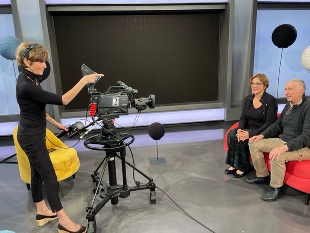 Са снимања емисије у студију РТС 