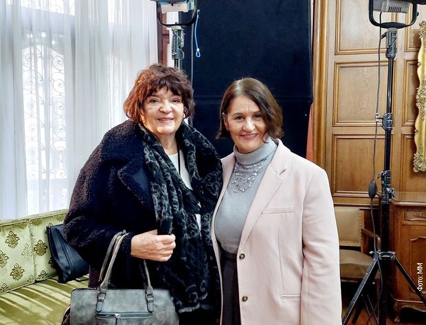 Оливера и Горица на снимању