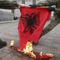 Спаљена албанска застава у Чачку