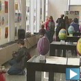 Изложба ускршњих јаја у холу РТС-а