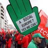 Протест синдиката у Бриселу