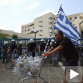 Сукоб камионџија и грчке полиције