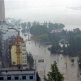 Граница Кине и Северне Кореје под водом