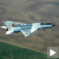 Пао војни авион у Румунији
