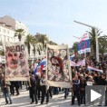 Протест ветерана у Сплиту