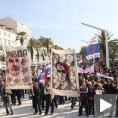 Протест ветерана у Сплиту