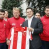 Министар Јеремић посетио "црвено-беле"