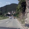 Каменован аутобус код Пећи 