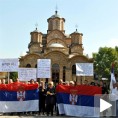 Протест Срба у Грачаници
