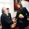 Одбојкаши код патријарха