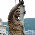 Скопље, стигао Александров тата