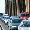 Километарске колоне на Панчевачком мосту 