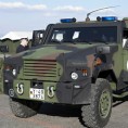 Спаљена возила немачке војске