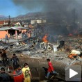 Изгорео избеглички камп у Подгорици