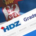 Српска застава на сајту ХДЗ-а