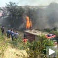 Изгорело стовариште у Прокупљу