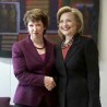 Клинтонова и Ештонова на балканској турнеји