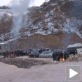 Протест на Јарињу, прекинути радови