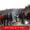 Јариње, чекајући вести из Београда