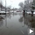 Поплављена улица на Бањици
