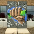 Графит са Берлинског зида на аукцији