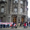 Протест Двери и студента 