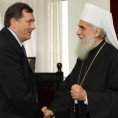 Сусрет патријарха Иринеја и Додика