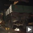 Преврнуо се камион на Панчевачком мосту
