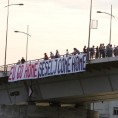 Протест радикала у Новом Саду