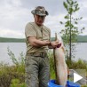 Путин, пецарош-аматер, уловио предатора!
