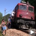 Локомотива исклизнула из шина код Ужица