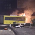 Запалио се аутобус у Теразијском тунелу