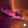 Преврнуо се аутомобил на Панчевачком мосту 