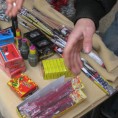 Пиротехника заплењена на Градини