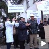Протест групе радника болнице у Сокобањи