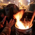 Кијев, демонстранти у мраку