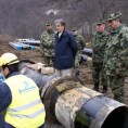 Родић и Диковић уз градитеље цевовода