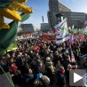 Берлин, протест против споразума ЕУ-САД
