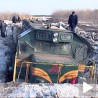 Две локомотиве затрпане у снегу