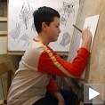 Уметник и будући зоолог
