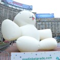 Џиновски зека усред Београда 