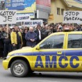 Протест радника АМСС-а