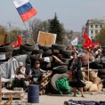 Украјина, Ускрс на барикадама
