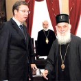 Вучић с патријархом Иринејом