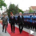 Николић у Панчеву са војним врхом