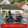 Битка са поплавама, превентивне евакуације