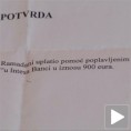 Пензионер поклонио кредит поплављенима