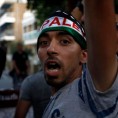Протест нa Кипру против офанзиве Израела